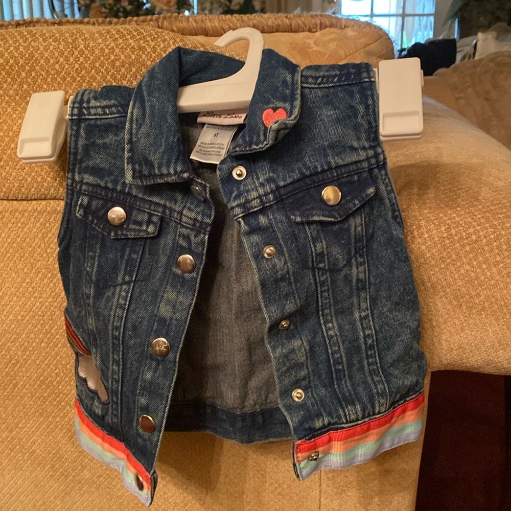 EUC GIRLS JEAN VEST